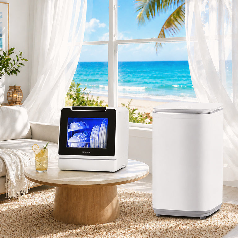 NANOVA D1 Dishwasher and Q1 Washing Machine Bundle