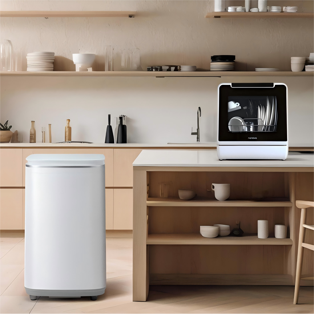 NANOVA D1 Spülmaschine und Q1 Waschmaschine Bundle
